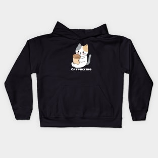 Catpuccino - Cat Pun Kids Hoodie